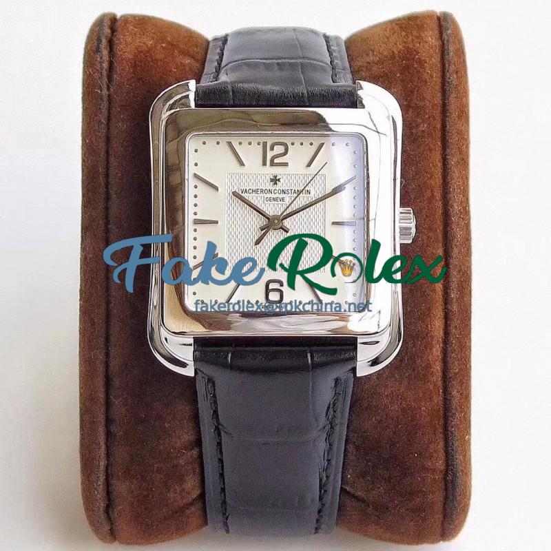 Replica Vacheron Constantin Historiques Toledo 1951 86300 GS Stainless Steel White Dial  M9015