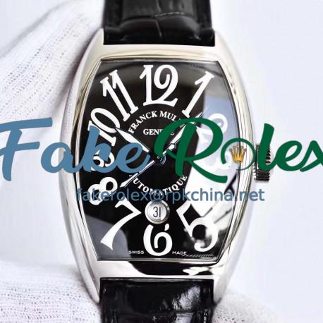 Replica Franck Muller Casablanca Date 8880 C DT GF Stainless Steel Black Dial Swiss 2824-2