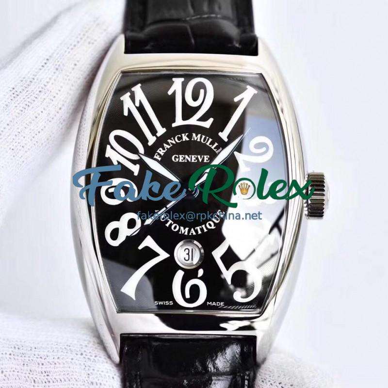 Replica Franck Muller Casablanca Date 8880 C DT GF Stainless Steel Black Dial Swiss 2824-2