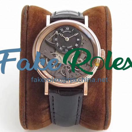 Replica Breguet Tradition 7027 7027BR/R9/9V6 N Rose Gold Grey Skeleton Dial Swiss 507DR1