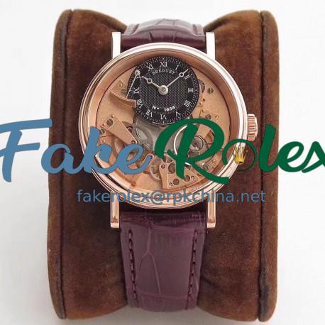 Replica Breguet Tradition 7027 7027BR/R9/9V6 N Rose Gold Rose Gold Skeleton Dial Swiss 507DR1