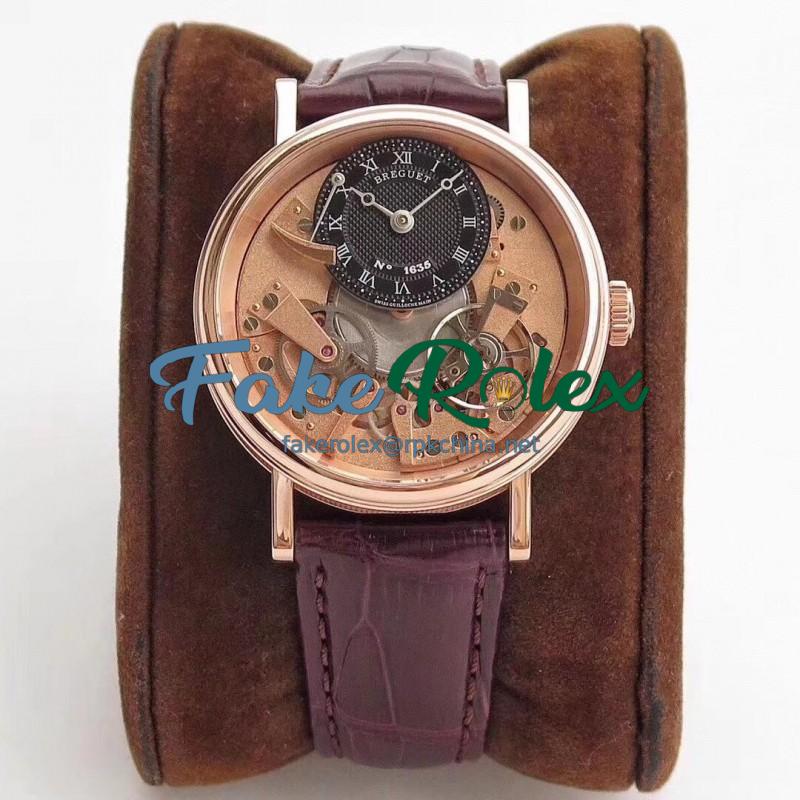 Replica Breguet Tradition 7027 7027BR/R9/9V6 N Rose Gold Rose Gold Skeleton Dial Swiss 507DR1