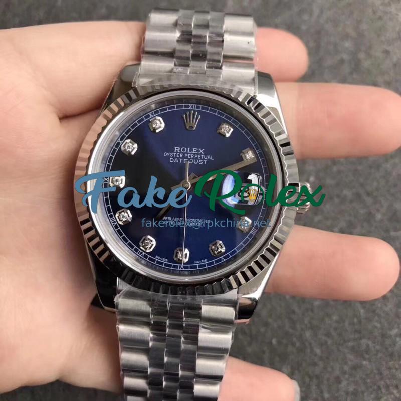 Replica Rolex Datejust II 126334 41MM N Stainless Steel Blue Dial Swiss 3235