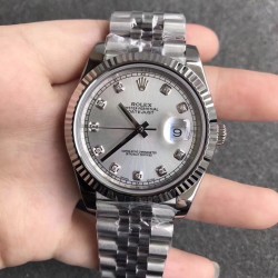 Replica Rolex Datejust II 126334 41MM N Stainless Steel Rhodium Dial Swiss 3235