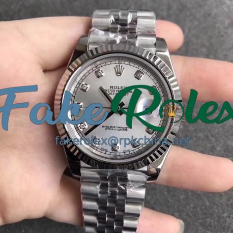 Replica Rolex Datejust II 126334 41MM N Stainless Steel Rhodium Dial Swiss 3235