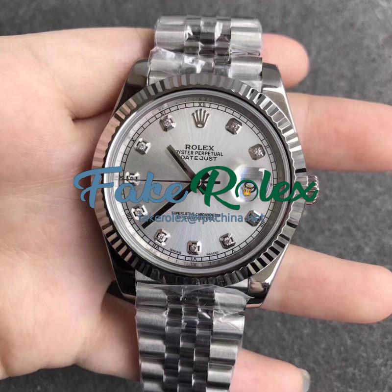 Replica Rolex Datejust II 126334 41MM N Stainless Steel Rhodium Dial Swiss 3235