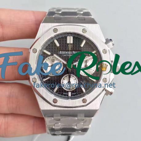 Replica Audemars Piguet Royal Oak Chronograph 26331 JH Stainless Steel Black Dial Swiss 7750