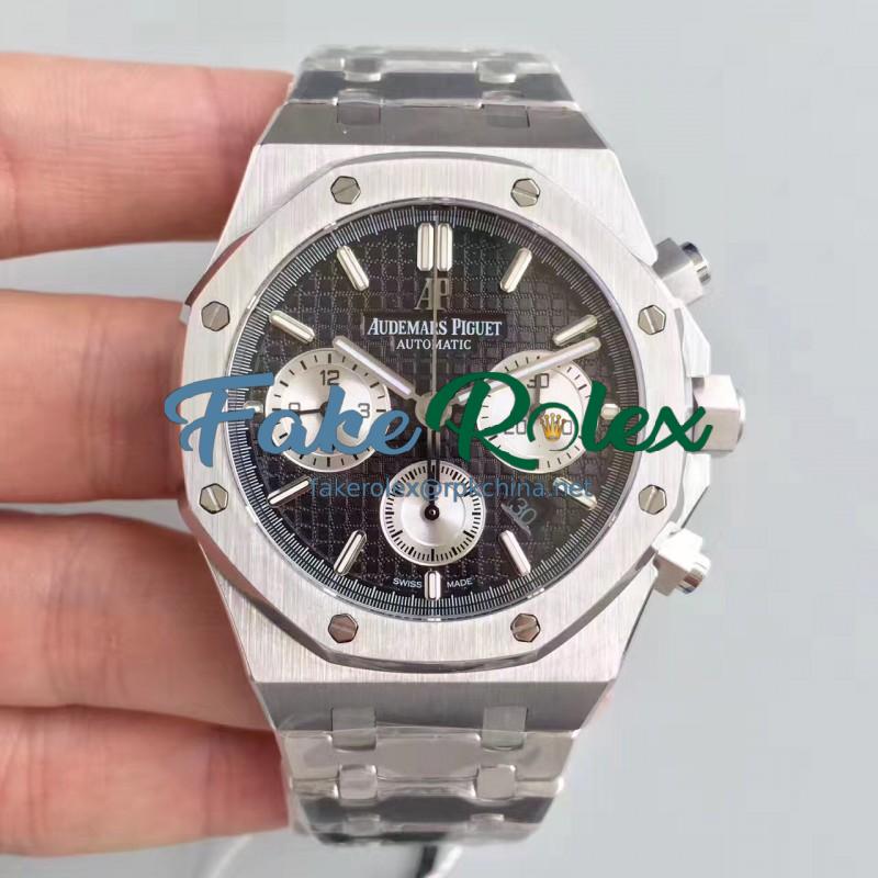 Replica Audemars Piguet Royal Oak Chronograph 26331 JH Stainless Steel Black Dial Swiss 7750