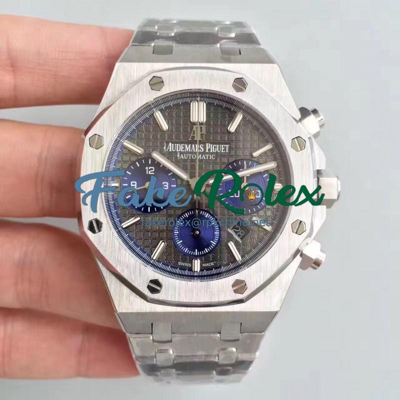 Replica Audemars Piguet Royal Oak Chronograph 26331 JH Stainless Steel Black Dial Swiss 7750