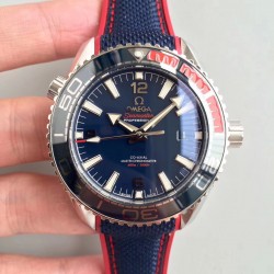 Replica Omega Seamaster Planet Ocean 600M Pyeongchang 2018 522.32.44.21.03.001 OM Stainless Steel Blue Dial Swiss 8900