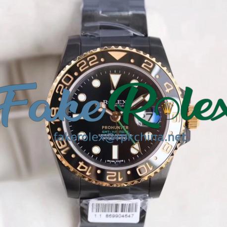 Replica Rolex GMT-Master II Prohunter 116713LN BP PVD Black Dial Swiss 2836-2