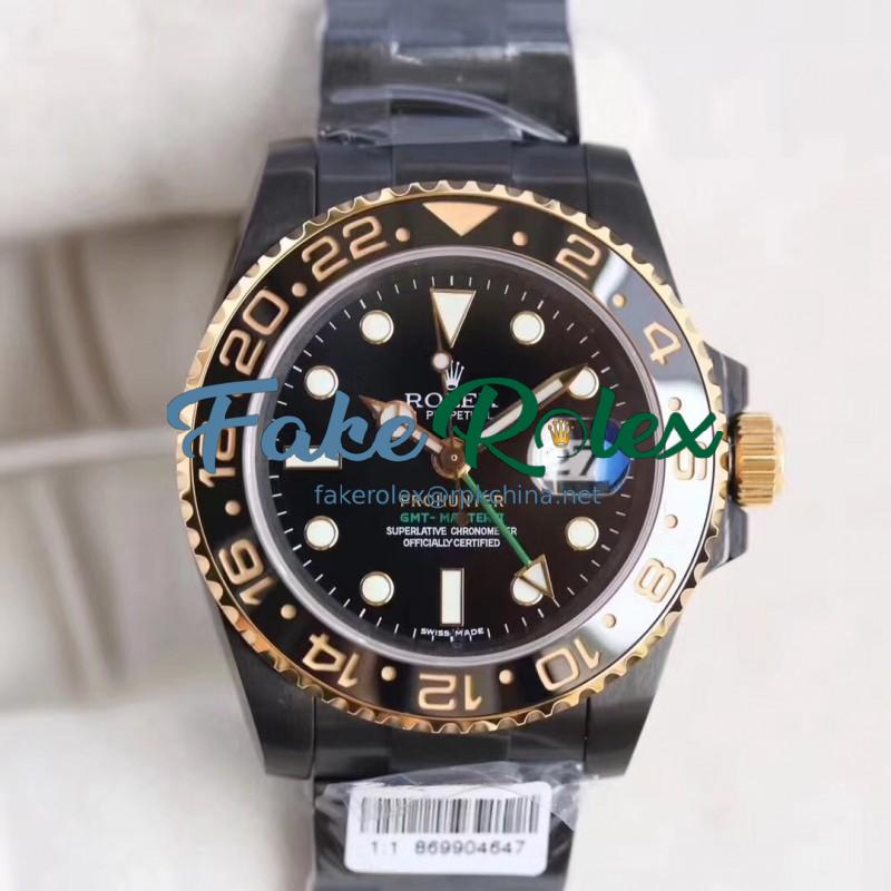 Replica Rolex GMT-Master II Prohunter 116713LN BP PVD Black Dial Swiss 2836-2