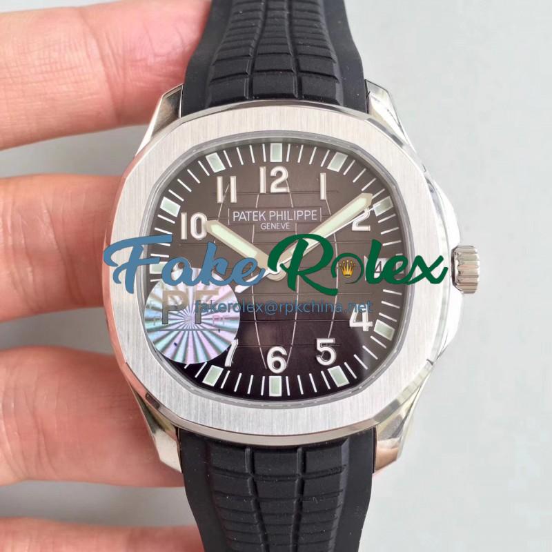 Replica Patek Philippe Aquanaut Jumbo 5167A-001 PF Stainless Steel Brown Dial Swiss 324SC