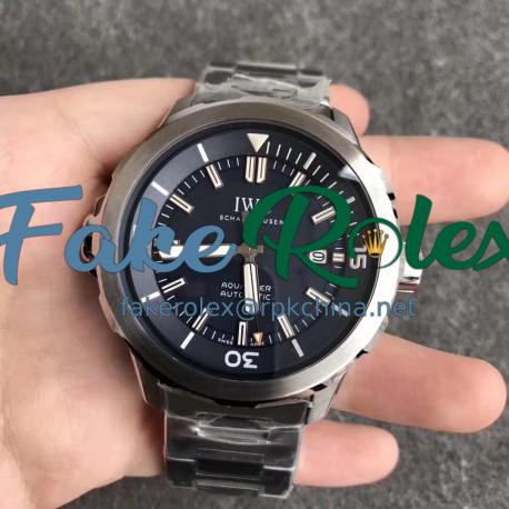 Replica IWC Aquatimer Jacques-Yves Cousteau IW329005 V6 V2 Stainless Steel Blue Dial M9015