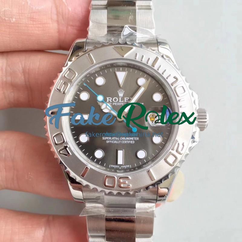 Replica Rolex Yacht-Master 37 268622 AR Stainless Steel 904L Anthracite Dial Swiss 2824-2