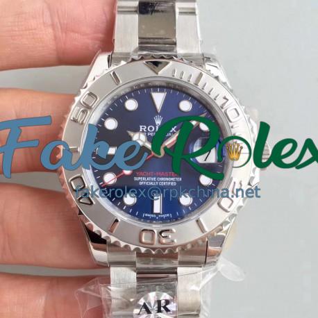 Replica Rolex Yacht-Master 37 268622 AR Stainless Steel 904L Blue Dial Swiss 2824-2