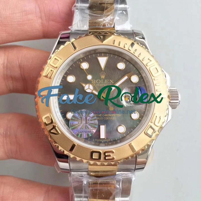 Replica Rolex Yacht-Master 40 116622 JF Stainless Steel & Yellow Gold Anthracite Dial Swiss 2836-2