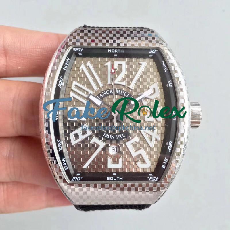 Replica Franck Muller Vanguard V45 ABF Stainless Steel Grey Dial Swiss 2824-2