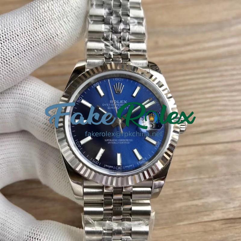 Replica Rolex Datejust II 126334 41MM RE Stainless Steel Blue Dial Swiss 3235