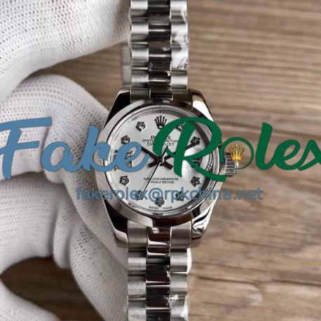 Replica Rolex Lady Datejust 28 279166 28MM WF Stainless Steel Silver Dial Swiss 2671