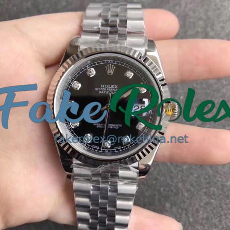 Replica Rolex Datejust II 126334 41MM N Stainless Steel Black Dial Swiss 3235