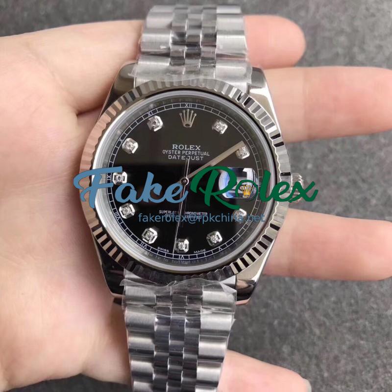 Replica Rolex Datejust II 126334 41MM N Stainless Steel Black Dial Swiss 3235