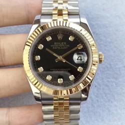 Replica Rolex Datejust II 126333 41MM N Stainless Steel & Yellow Gold Black Dial Swiss 2836-2