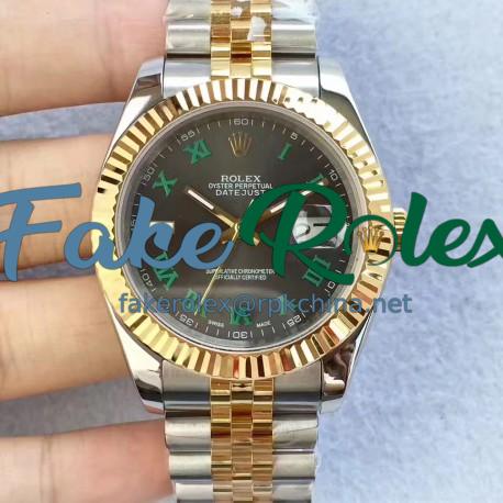 Replica Rolex Datejust II 126333 41MM N Stainless Steel & Yellow Gold Black Dial Swiss 2836-2