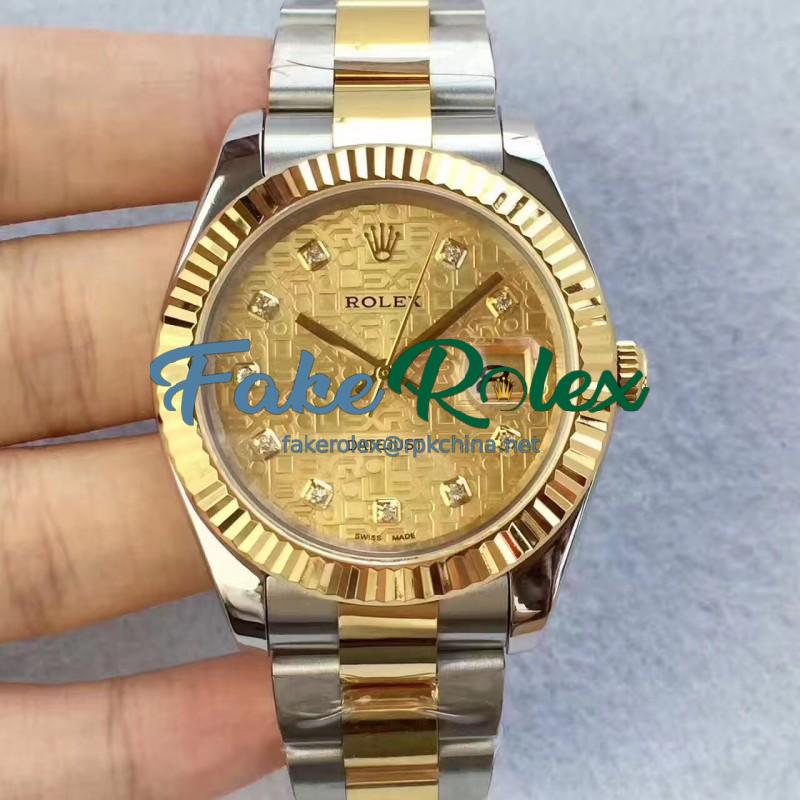 Replica Rolex Datejust II 126333 41MM N Stainless Steel & Yellow Gold Rolex Dial Swiss 2836-2