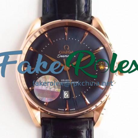 Replica Omega Seamaster Edizione Venezia 511.53.40.20.02.001 ZZ Rose Gold Blue Dial Swiss 8801