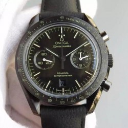 Replica Omega Speedmaster Professional Moonwatch Chronograph PVD Black Dial Swiss 9300