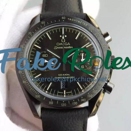 Replica Omega Speedmaster Professional Moonwatch Chronograph PVD Black Dial Swiss 9300