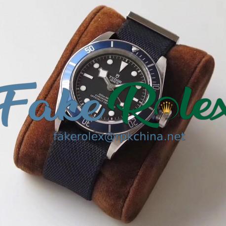 Replica Tudor Heritage Black Bay Blue 79230B ZF V4 Stainless Steel Black Dial Swiss 2824-2