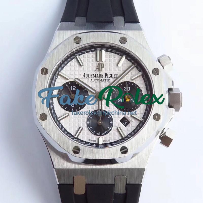 Replica Audemars Piguet Royal Oak Chronograph 26331 JH Stainless Steel Silver Dial Swiss 7750