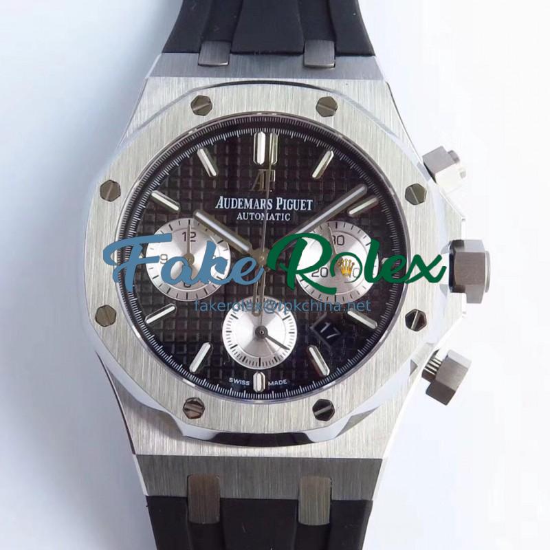 Replica Audemars Piguet Royal Oak Chronograph 26331 JH Stainless Steel Black Dial Swiss 7750