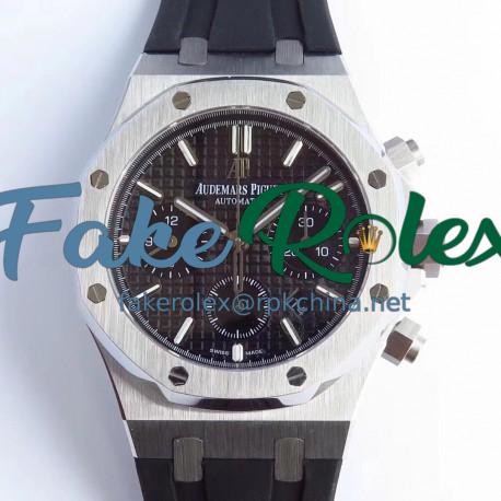 Replica Audemars Piguet Royal Oak Chronograph 26331 JH Stainless Steel Black Dial Swiss 7750