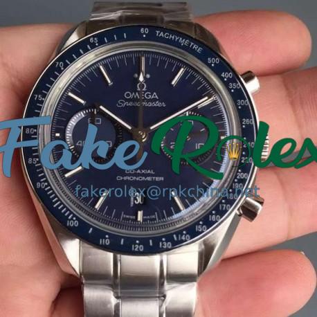 Replica Omega Speedmaster Professional Chronograph Stainless Steel Blue Dial Swiss 9300