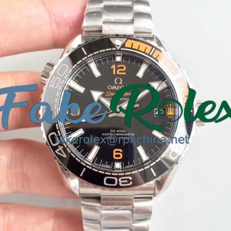 Replica Omega Seamaster Planet Ocean 600M 215.90.44.21.99.001 43.5MM 3S Stainless Steel Black Dial Swiss 8900