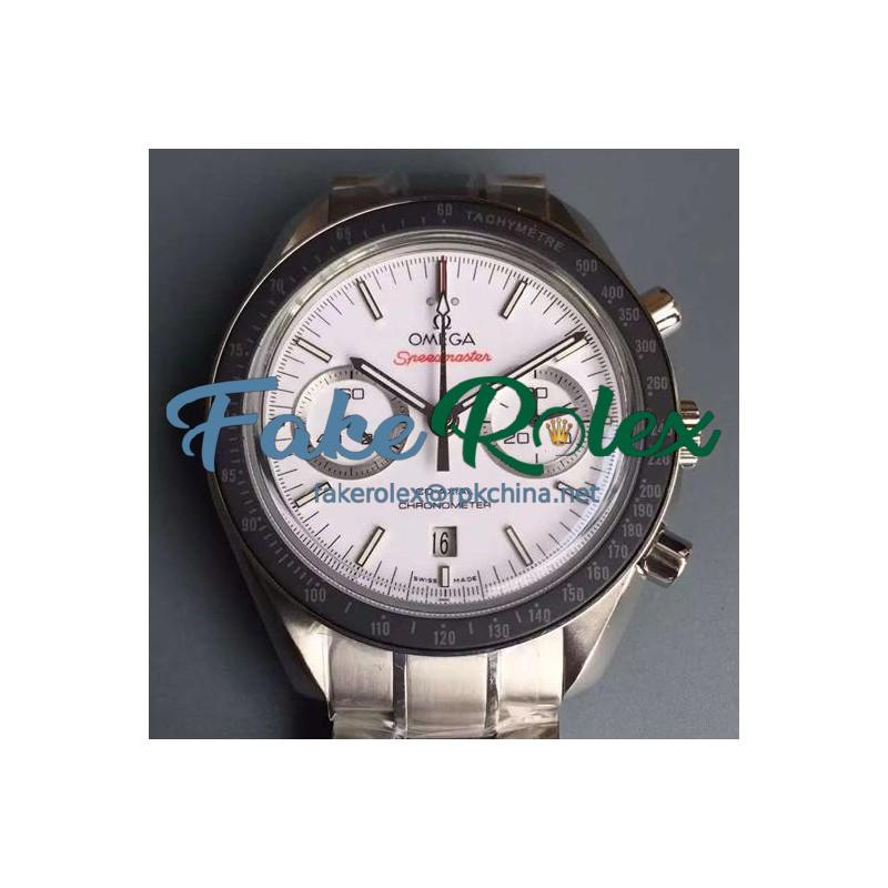 Replica Omega Speedmaster Professional Chronograph Stainless Steel White Dial Swiss 9300