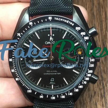 Replica Omega Speedmaster Professional Chronograph PVD Black Dial Swiss 9300