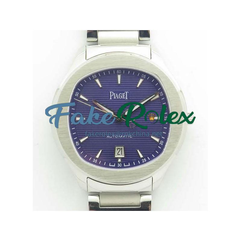 Replica Piaget Polo G0A41002 3A Stainless Steel Blue Dial Swiss 1110P