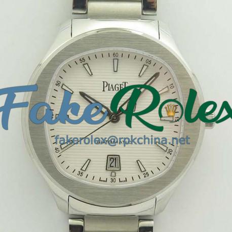 Replica Piaget Polo G0A41001 3A Stainless Steel White Dial Swiss 1110P