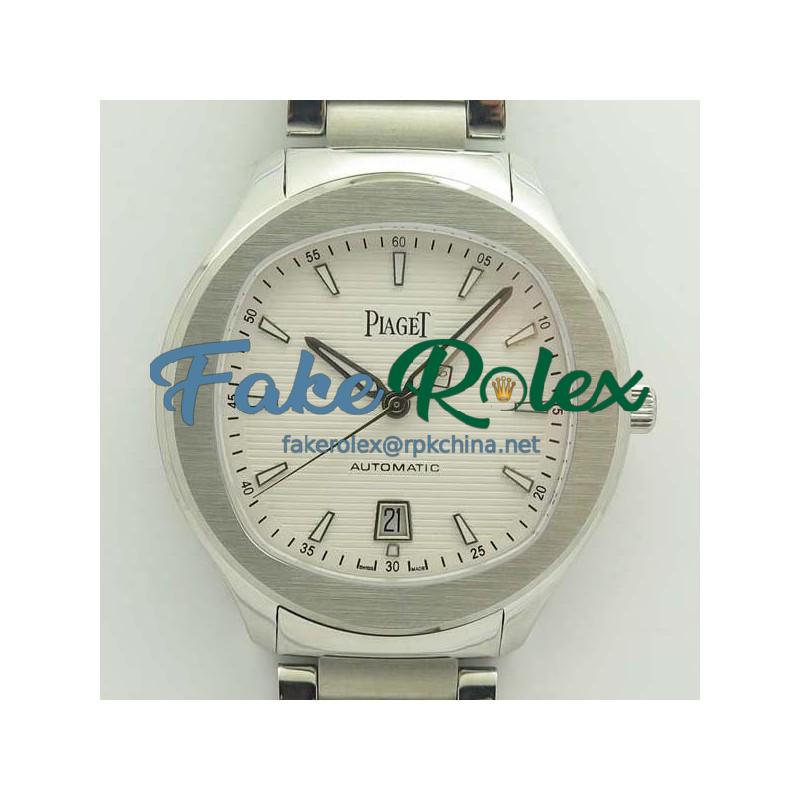 Replica Piaget Polo G0A41001 3A Stainless Steel White Dial Swiss 1110P