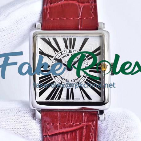 Replica Franck Muller Master Square Ladies 6002 M QZ R GF Stainless Steel White Dial Swiss Quartz