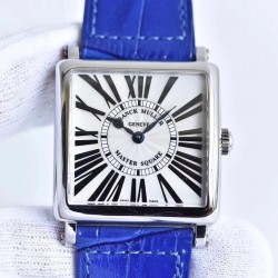 Replica Franck Muller Master Square Ladies 6002 M QZ R GF Stainless Steel White Dial Swiss Quartz