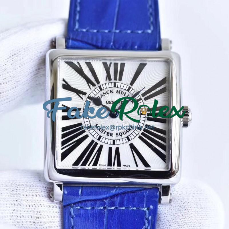 Replica Franck Muller Master Square Ladies 6002 M QZ R GF Stainless Steel White Dial Swiss Quartz