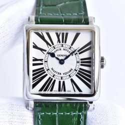 Replica Franck Muller Master Square Ladies 6002 M QZ R GF Stainless Steel White Dial Swiss Quartz