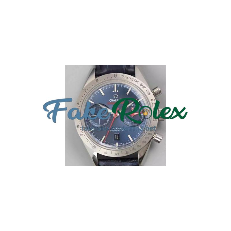 Replica Omega Speedmaster ´57 Chronograph 41MM Stainless Steel Blue Dial Swiss 9300