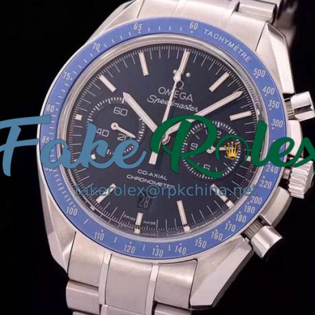 Replica Omega Speedmaster Professional Chronograph Stainless Steel Blue Dial Swiss 9300