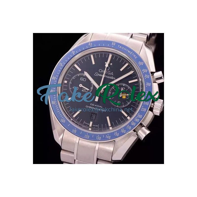 Replica Omega Speedmaster Professional Chronograph Stainless Steel Blue Dial Swiss 9300